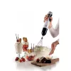 Ariete 602 Moderna Stabmixer, 1000 W, 10 Geschwindigkeitsstufen + Turbo, Zubehör inklusive, Weiß