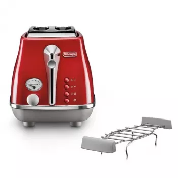 De’Longhi Icona Capitals 6 2 Scheiben 900 W Rot