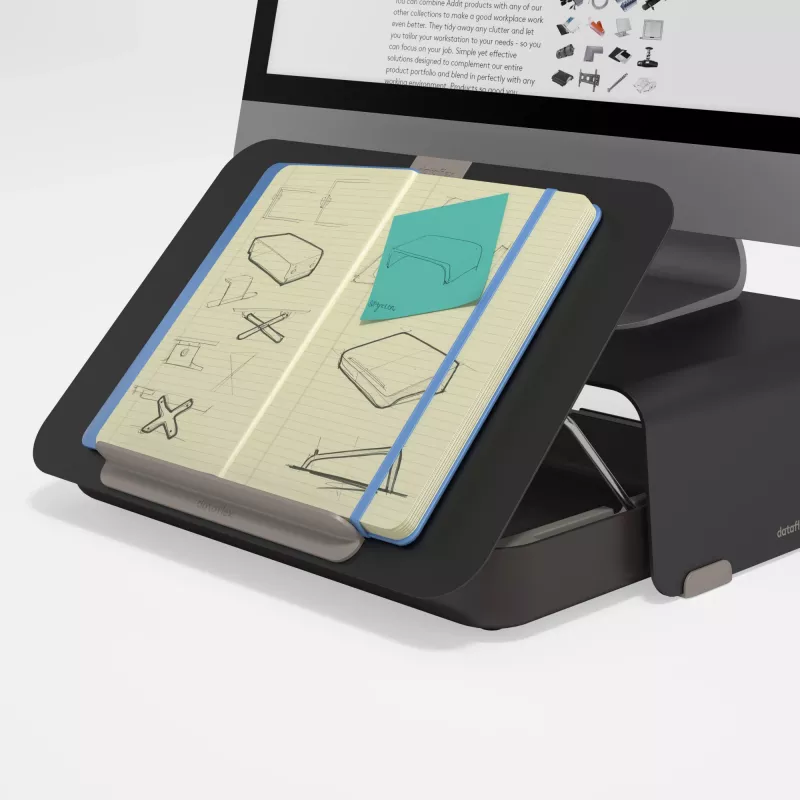 Dataflex Addit Bento® ergonomische Toolbox 903, Laptop-Ständer, Schwarz, 38,1 cm (15 Zoll), 38,1 cm (15 Zoll), 38,1 cm (15 Zoll), 6 kg