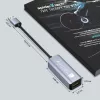Techly IDATA USB-ETGIGA-AA Laptop-Dockingstation/Port-Replikator Kabelgebunden USB 3.2 Gen 1 (3.1 Gen 1) Typ-A Schwarz, Silber