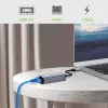 Techly IDATA USB-ETGIGA-AA Laptop-Dockingstation/Port-Replikator Kabelgebunden USB 3.2 Gen 1 (3.1 Gen 1) Typ-A Schwarz, Silber