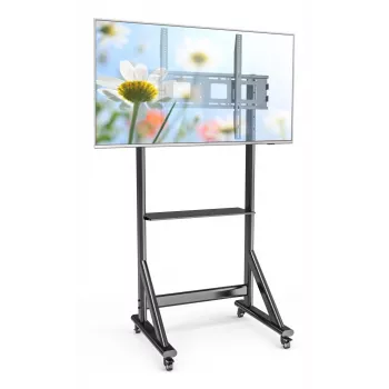 Techly ICA-TR7412 TV-Ständer/Stativ 2,54 m (100 Zoll) Schwarz