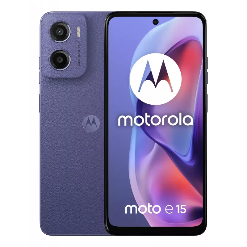 Motorola moto e15 16,9 cm (6,67 Zoll) Dual SIM Android 14 Go Edition 4G USB Typ-C 2 GB 64 GB 5200 mAh Lavender