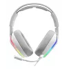 Glorious Gaming Glorious GHS Eternal RGB - Stereo RGB Gaming Headset für PC, PS5, PS4, Switch - Individuell abgestimmte abgewinkelte Treiber, verstellbares, kristallklares abnehmbares Mikrofon, USB-C - Langlebig, Komfort für den ganzen Tag und die ganze Nacht - Weiß