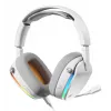 Glorious Gaming Glorious GHS Eternal RGB - Stereo RGB Gaming Headset für PC, PS5, PS4, Switch - Individuell abgestimmte abgewinkelte Treiber, verstellbares, kristallklares abnehmbares Mikrofon, USB-C - Langlebig, Komfort für den ganzen Tag und die ganze Nacht - Weiß