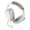 Glorious Gaming Glorious GHS Eternal RGB - Stereo RGB Gaming Headset für PC, PS5, PS4, Switch - Individuell abgestimmte abgewinkelte Treiber, verstellbares, kristallklares abnehmbares Mikrofon, USB-C - Langlebig, Komfort für den ganzen Tag und die ganze Nacht - Weiß