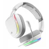 Glorious Gaming Glorious GHS Eternal RGB - Stereo RGB Gaming Headset für PC, PS5, PS4, Switch - Individuell abgestimmte abgewinkelte Treiber, verstellbares, kristallklares abnehmbares Mikrofon, USB-C - Langlebig, Komfort für den ganzen Tag und die ganze Nacht - Weiß