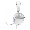 Glorious Gaming Glorious GHS Eternal RGB - Stereo RGB Gaming Headset für PC, PS5, PS4, Switch - Individuell abgestimmte abgewinkelte Treiber, verstellbares, kristallklares abnehmbares Mikrofon, USB-C - Langlebig, Komfort für den ganzen Tag und die ganze Nacht - Weiß