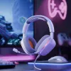 Glorious Gaming Glorious GHS Eternal RGB - Stereo RGB Gaming Headset für PC, PS5, PS4, Switch - Individuell abgestimmte abgewinkelte Treiber, verstellbares, kristallklares abnehmbares Mikrofon, USB-C - Langlebig, Komfort für den ganzen Tag und die ganze Nacht - Weiß