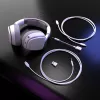 Glorious Gaming Glorious GHS Eternal RGB - Stereo RGB Gaming Headset für PC, PS5, PS4, Switch - Individuell abgestimmte abgewinkelte Treiber, verstellbares, kristallklares abnehmbares Mikrofon, USB-C - Langlebig, Komfort für den ganzen Tag und die ganze Nacht - Weiß