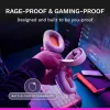 Glorious Gaming Glorious GHS Eternal RGB - Stereo RGB Gaming Headset für PC, PS5, PS4, Switch - Individuell abgestimmte abgewinkelte Treiber, verstellbares, kristallklares abnehmbares Mikrofon, USB-C - Langlebig, Komfort für den ganzen Tag und die ganze Nacht - Weiß