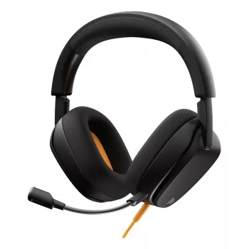 Glorious Gaming Glorious GHS Eternal - Stereo-Gaming-Headset für PC, PS5, PS4, Xbox, Switch - Individuell abgestimmte, abgewinkelte Treiber, verstellbares, kristallklares, abnehmbares Mikrofon, 3,5 mm - Robust, ganztägiger und nächtlicher Komfort - Schwarz