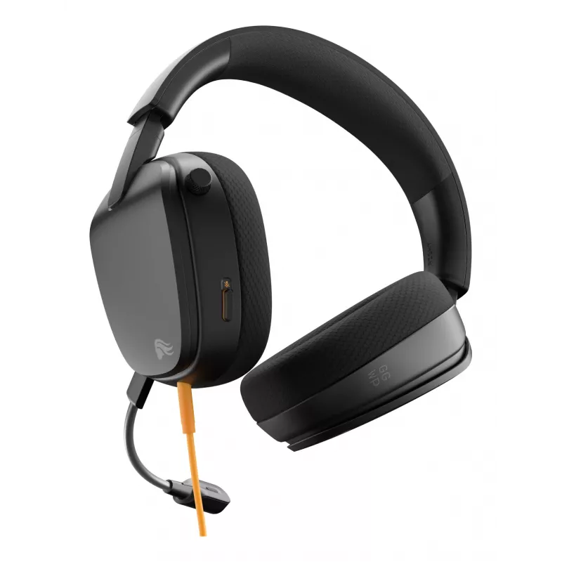 Glorious Gaming Glorious GHS Eternal - Stereo-Gaming-Headset für PC, PS5, PS4, Xbox, Switch - Individuell abgestimmte, abgewinkelte Treiber, verstellbares, kristallklares, abnehmbares Mikrofon, 3,5 mm - Robust, ganztägiger und nächtlicher Komfort - Schwarz