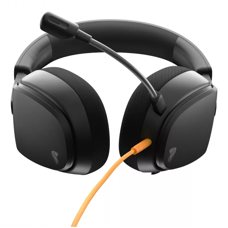 Glorious Gaming Glorious GHS Eternal - Stereo-Gaming-Headset für PC, PS5, PS4, Xbox, Switch - Individuell abgestimmte, abgewinkelte Treiber, verstellbares, kristallklares, abnehmbares Mikrofon, 3,5 mm - Robust, ganztägiger und nächtlicher Komfort - Schwarz