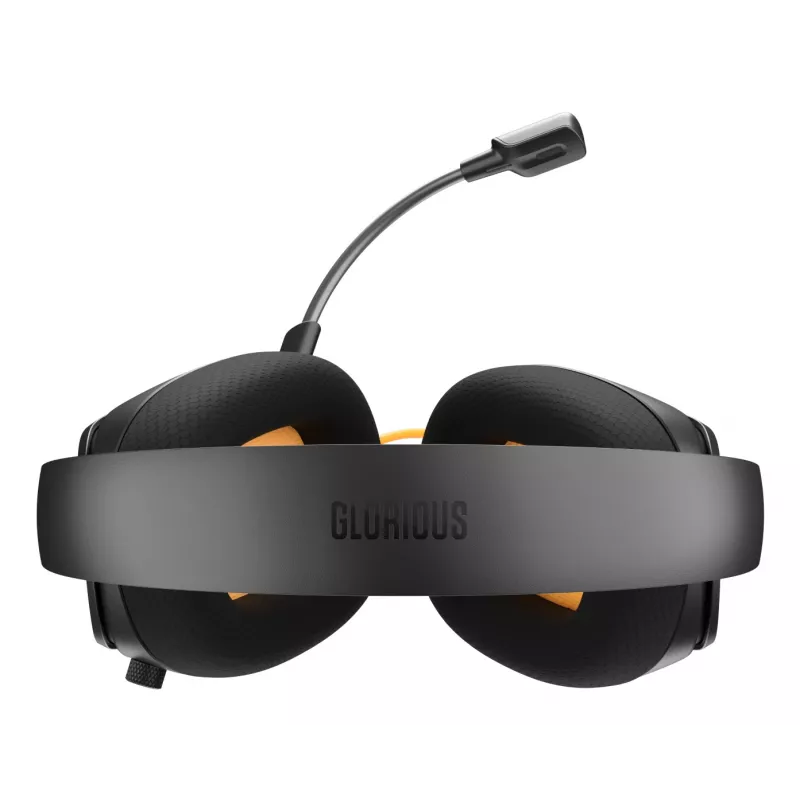 Glorious Gaming Glorious GHS Eternal - Stereo-Gaming-Headset für PC, PS5, PS4, Xbox, Switch - Individuell abgestimmte, abgewinkelte Treiber, verstellbares, kristallklares, abnehmbares Mikrofon, 3,5 mm - Robust, ganztägiger und nächtlicher Komfort - Schwarz