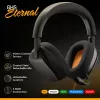 Glorious Gaming Glorious GHS Eternal - Stereo-Gaming-Headset für PC, PS5, PS4, Xbox, Switch - Individuell abgestimmte, abgewinkelte Treiber, verstellbares, kristallklares, abnehmbares Mikrofon, 3,5 mm - Robust, ganztägiger und nächtlicher Komfort - Schwarz