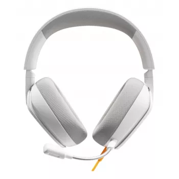 Glorious Gaming Glorious GHS Eternal - Stereo-Gaming-Headset für PC, PS5, PS4, Xbox, Switch - Speziell abgestimmte, abgewinkelte Treiber, verstellbares, kristallklares, abnehmbares Mikrofon, 3,5 mm - Langlebig, ganztägiger und nächtlicher Komfort - Weiß