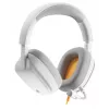 Glorious Gaming Glorious GHS Eternal - Stereo-Gaming-Headset für PC, PS5, PS4, Xbox, Switch - Speziell abgestimmte, abgewinkelte Treiber, verstellbares, kristallklares, abnehmbares Mikrofon, 3,5 mm - Langlebig, ganztägiger und nächtlicher Komfort - Weiß