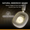 Glorious Gaming Glorious GHS Eternal - Stereo-Gaming-Headset für PC, PS5, PS4, Xbox, Switch - Speziell abgestimmte, abgewinkelte Treiber, verstellbares, kristallklares, abnehmbares Mikrofon, 3,5 mm - Langlebig, ganztägiger und nächtlicher Komfort - Weiß