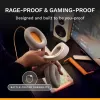 Glorious Gaming Glorious GHS Eternal - Stereo-Gaming-Headset für PC, PS5, PS4, Xbox, Switch - Speziell abgestimmte, abgewinkelte Treiber, verstellbares, kristallklares, abnehmbares Mikrofon, 3,5 mm - Langlebig, ganztägiger und nächtlicher Komfort - Weiß
