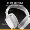 Glorious Gaming Glorious GHS Eternal - Stereo-Gaming-Headset für PC, PS5, PS4, Xbox, Switch - Speziell abgestimmte, abgewinkelte Treiber, verstellbares, kristallklares, abnehmbares Mikrofon, 3,5 mm - Langlebig, ganztägiger und nächtlicher Komfort - Weiß
