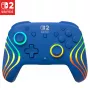 Kabelgebundenes & kabelloses Gamepad Turtle Beach Afterglow Wave Blue für Nintendo Switch 2 – Bluetooth/USB-C, RGB, integrierter 20-Stunden-Akku, 3 m Kabel