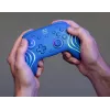 Kabelgebundenes & kabelloses Gamepad Turtle Beach Afterglow Wave Blue für Nintendo Switch 2 – Bluetooth/USB-C, RGB, integrierter 20-Stunden-Akku, 3 m Kabel