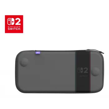 Travel case Turtle Beach PlayTrek schlank Case für Nintendo Switch 2 — Anthrazit Schwarz, 290×58×145 mm
