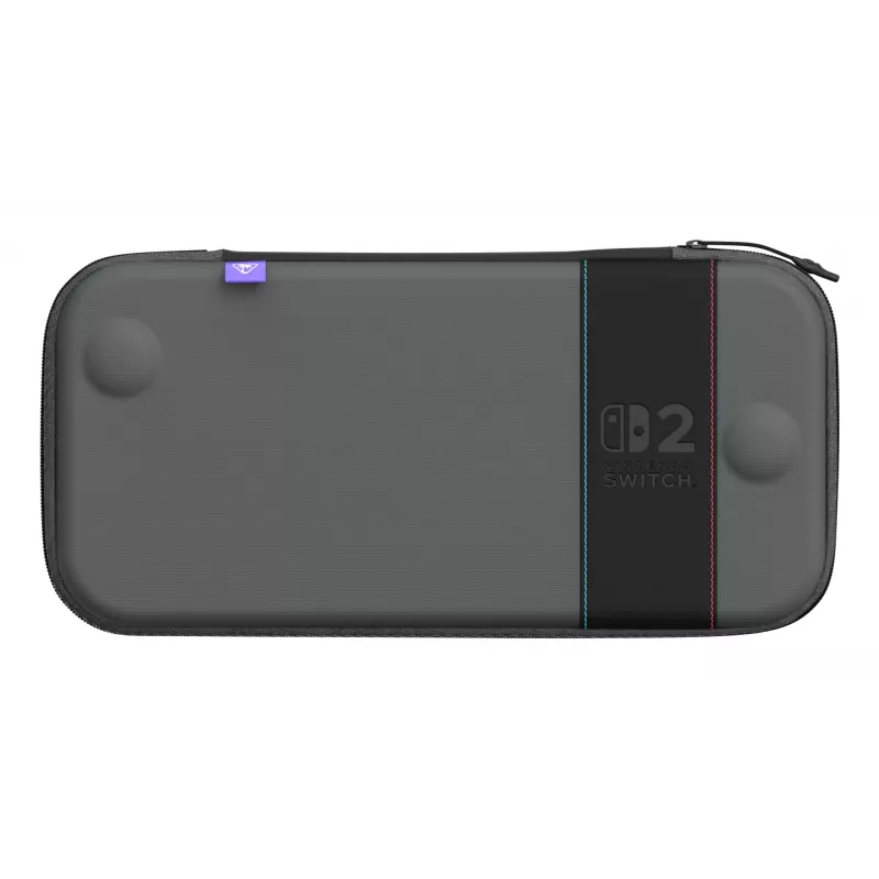 Travel case Turtle Beach PlayTrek schlank Case für Nintendo Switch 2 — Anthrazit Schwarz, 290×58×145 mm