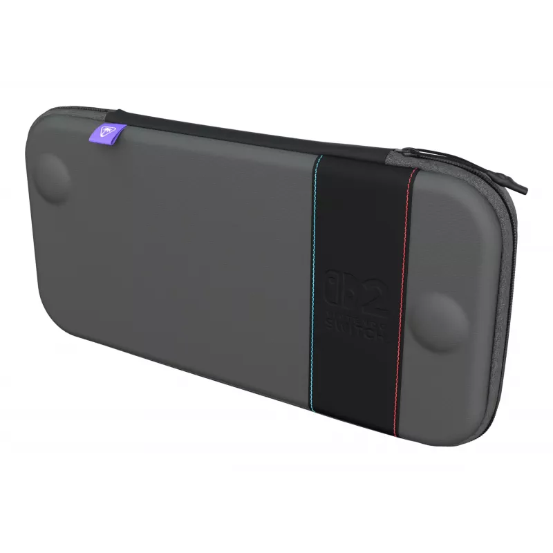 Travel case Turtle Beach PlayTrek schlank Case für Nintendo Switch 2 — Anthrazit Schwarz, 290×58×145 mm