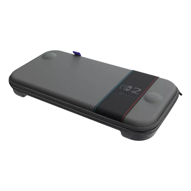 Travel case Turtle Beach PlayTrek schlank Case für Nintendo Switch 2 — Anthrazit Schwarz, 290×58×145 mm