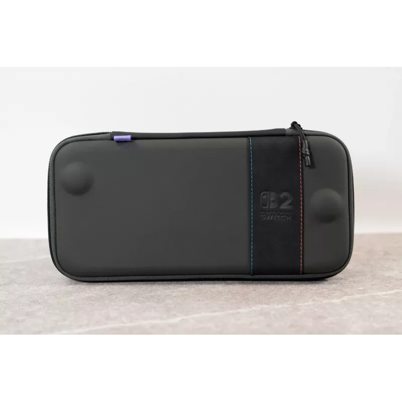 Travel case Turtle Beach PlayTrek schlank Case für Nintendo Switch 2 — Anthrazit Schwarz, 290×58×145 mm