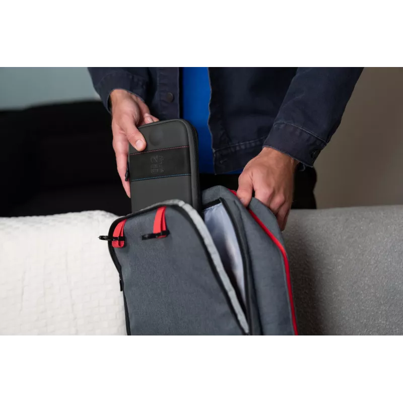 Travel case Turtle Beach PlayTrek schlank Case für Nintendo Switch 2 — Anthrazit Schwarz, 290×58×145 mm