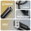 Axagon ADA-HA USB-A auf 3,5-mm-Klinke Hi-Res DAC Audio-Adapter, 384 kHz/32 Bit, Stereo