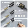 Axagon ADA-HA USB-A auf 3,5-mm-Klinke Hi-Res DAC Audio-Adapter, 384 kHz/32 Bit, Stereo