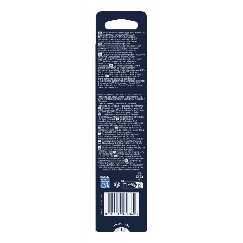 Oral-B 80782596 toothbrush head 2 Stk. White
