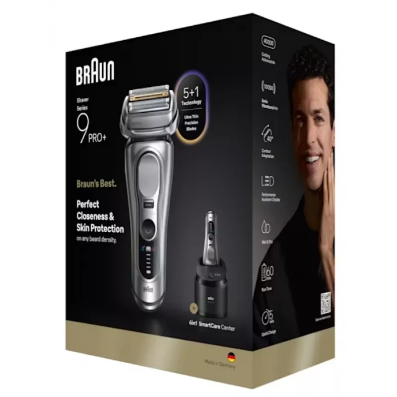 Folienschneider Braun Series 9 Pro+ 9667CC Silber Edelstahl