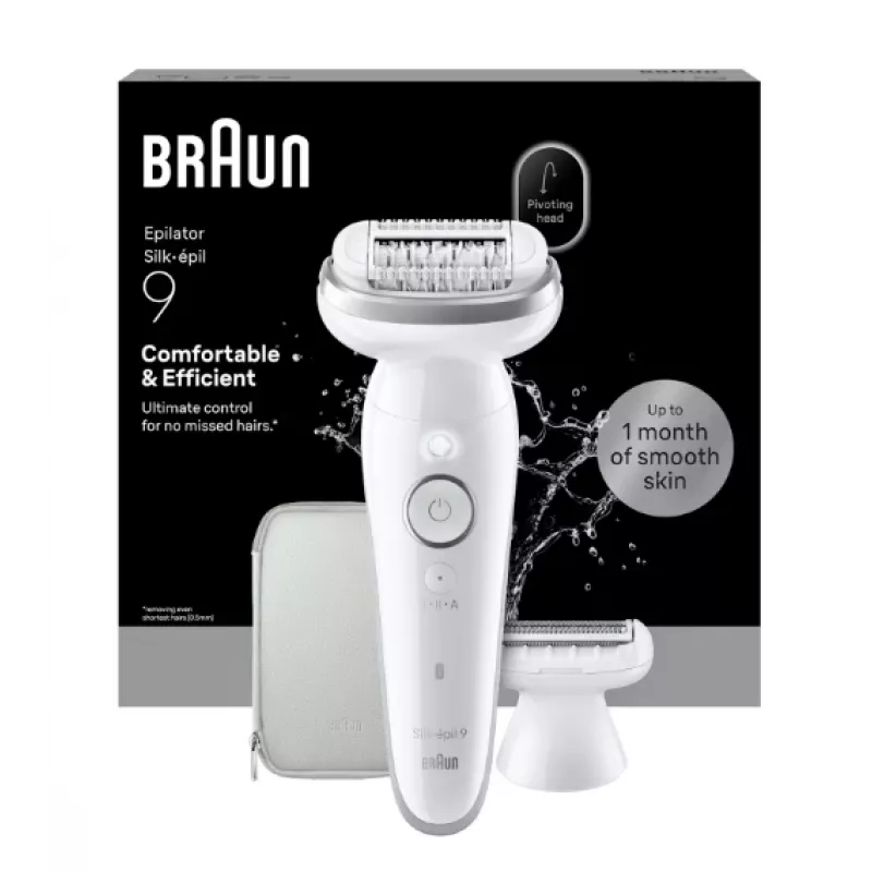 Braun Silk-épil 9 Silk·épil 9 9-030 40-Pinzetten Weiß