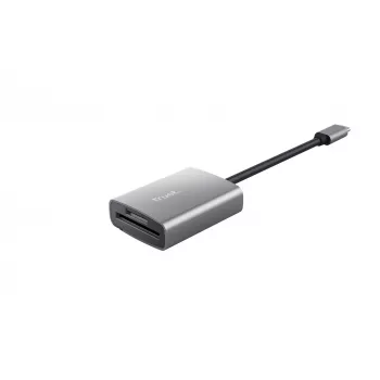 Trust 24136 Kartenleser USB 3.2 Gen 1 (3.1 Gen 1) Type-C Aluminium