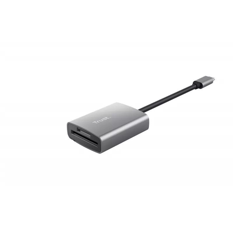 Trust 24136 Kartenleser USB 3.2 Gen 1 (3.1 Gen 1) Type-C Aluminium