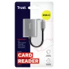 Trust 24136 Kartenleser USB 3.2 Gen 1 (3.1 Gen 1) Type-C Aluminium