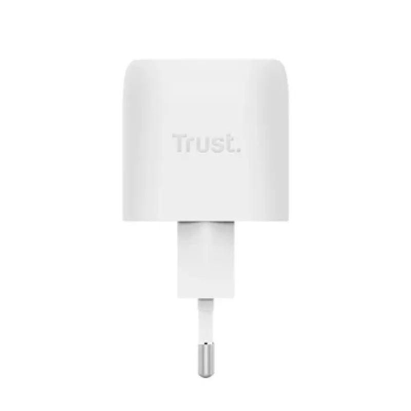 Ladegerät Trust Maxo 30W USB-C GaN Ladegerät für den Innenbereich Schnellladung Weiß
