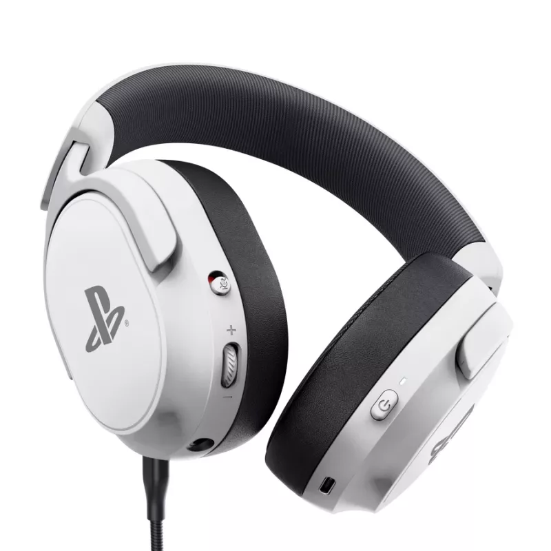 Trust GXT 499 Forta Headset Kabelgebunden & Kabellos Kopfband Gaming Weiß