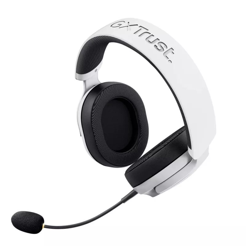 Trust GXT 499 Forta Headset Kabelgebunden & Kabellos Kopfband Gaming Weiß