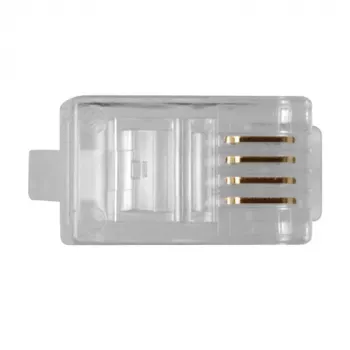 ACT RJ10 (4P/4C) Modularer Steckverbinder für Flachkabel