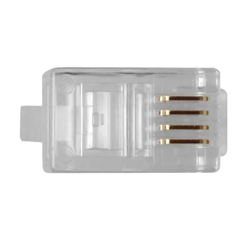 ACT RJ10 (4P/4C) Modularer Steckverbinder für Flachkabel