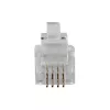 ACT RJ10 (4P/4C) Modularer Steckverbinder für Flachkabel