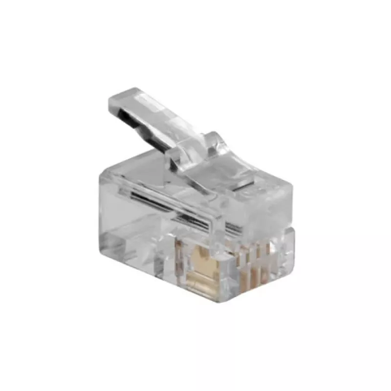 ACT RJ10 (4P/4C) Modularer Steckverbinder für Flachkabel
