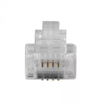 ACT RJ11 (4P/4C) Modularstecker für Flachkabel