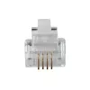 ACT RJ11 (4P/4C) Modularstecker für Flachkabel